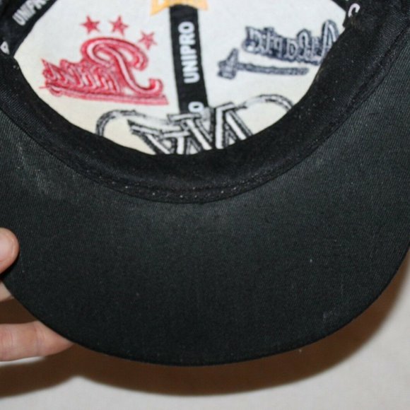 Unipro Multiple Baseball Black Teams Fitted Hat On - Picture 5 of 7